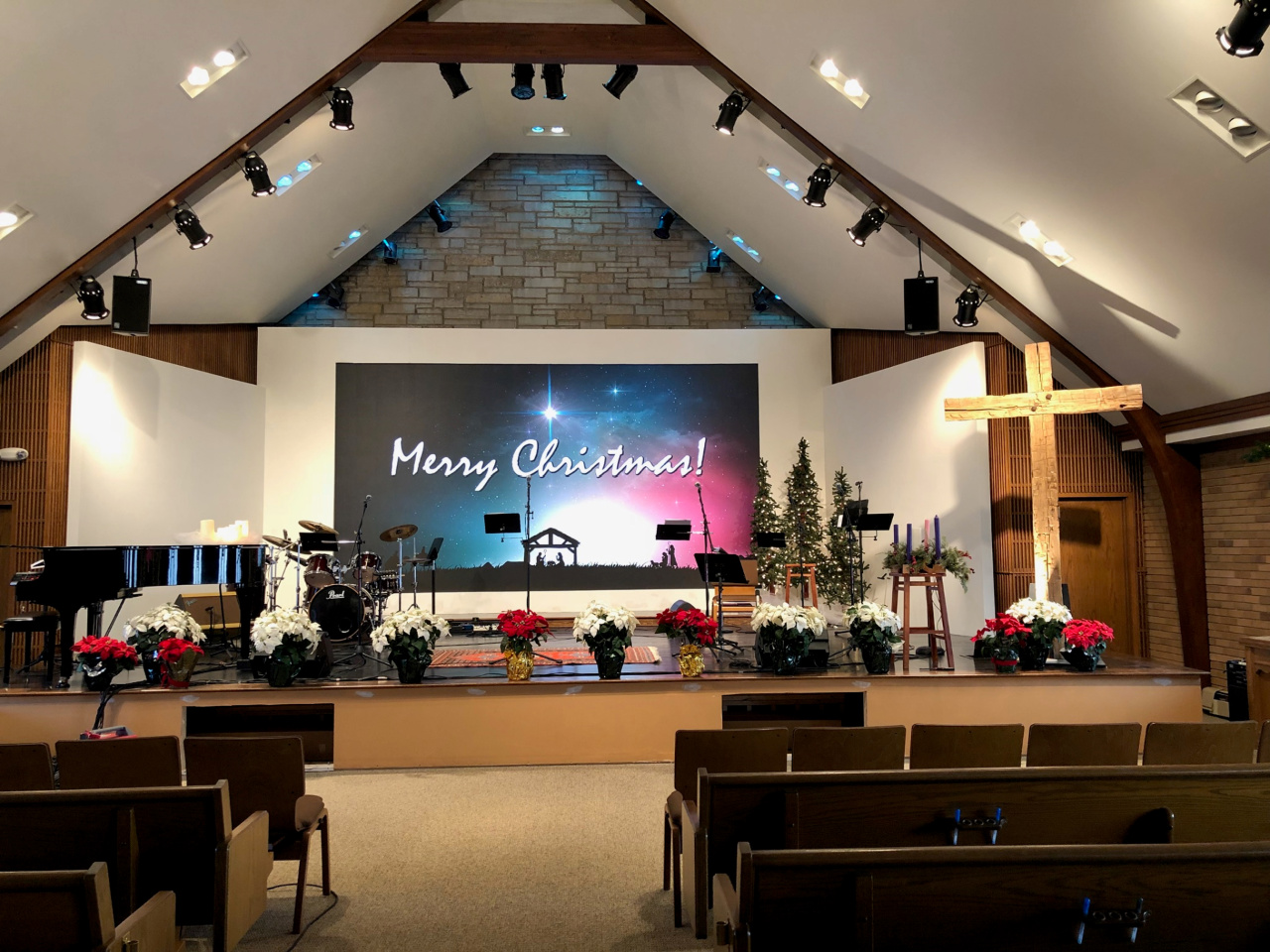 P3.9 Indoor LED Screen For Church Video Wall