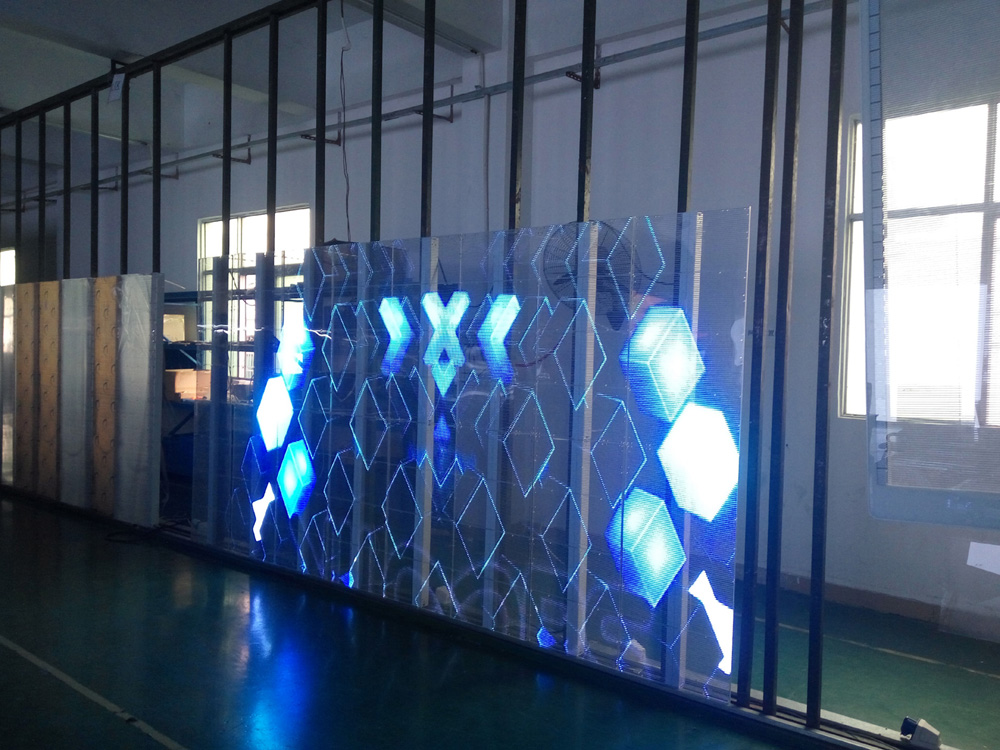 Glass-LED screen Transparent