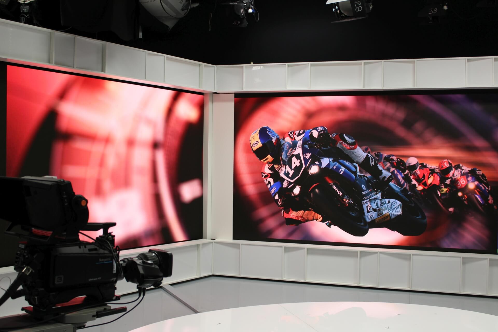 P1.875 Indoor LED Video Wall For TV Station