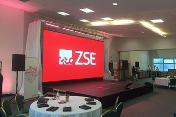 P3.9 Indoor Event Rental LED Video Wall For Banquet