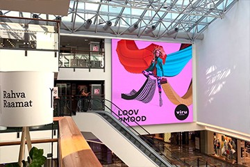 P2.5 Indoor  LED Video Wall In Shopping Center