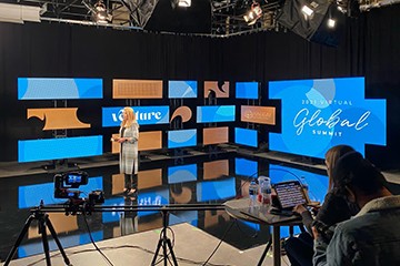 2021 Virtual Summit With LED Video Wall In The U.S